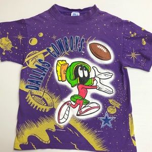 1993 Dallas Cowboys Marvin the Martian T-shirt